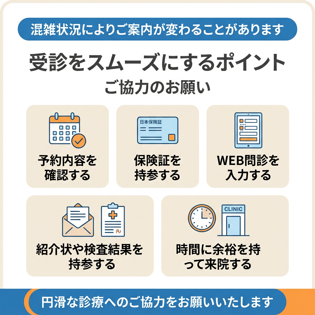 受診をスムーズにするポイント